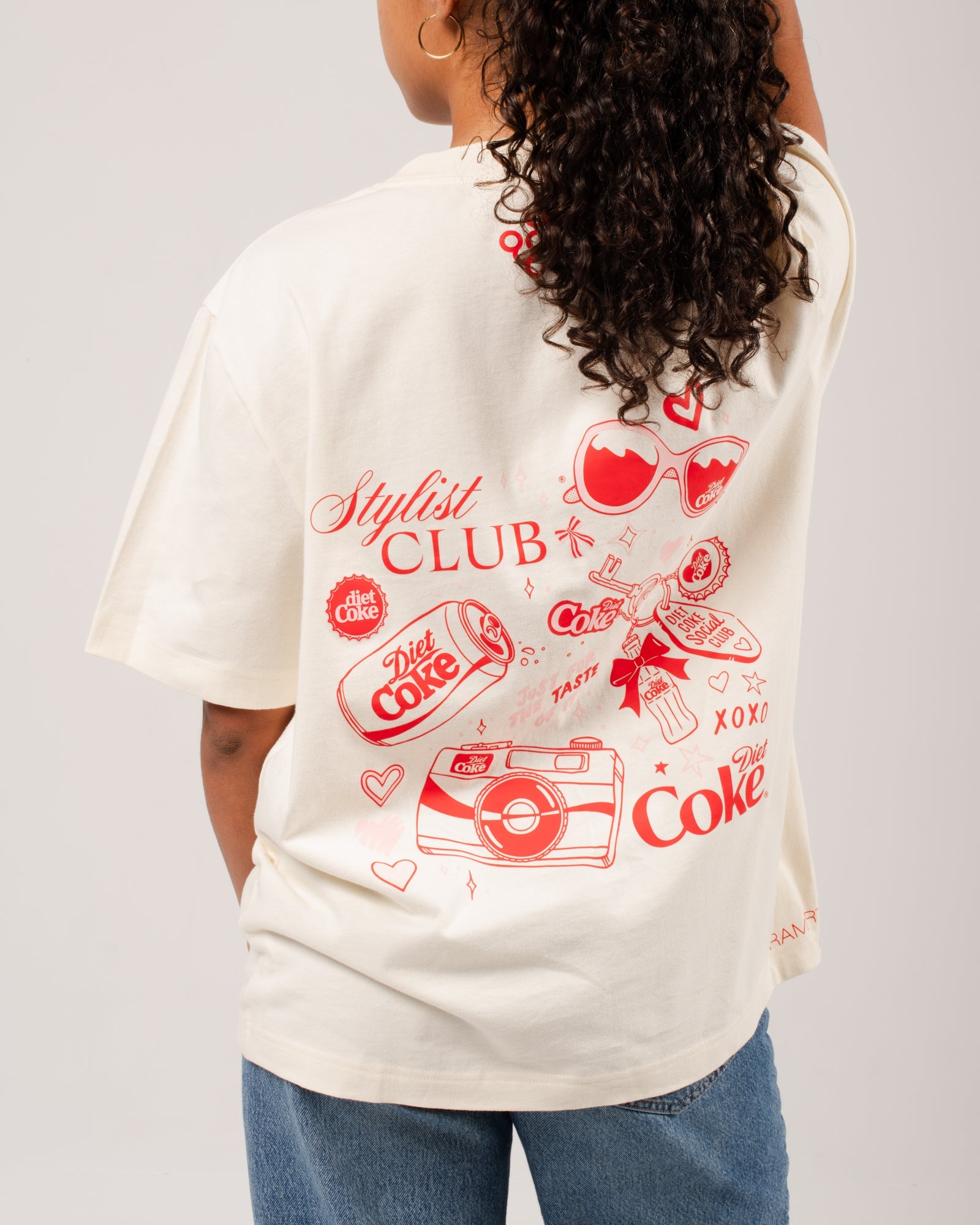 framar-diet-coke-t-shirt-oversize-rossa image 2