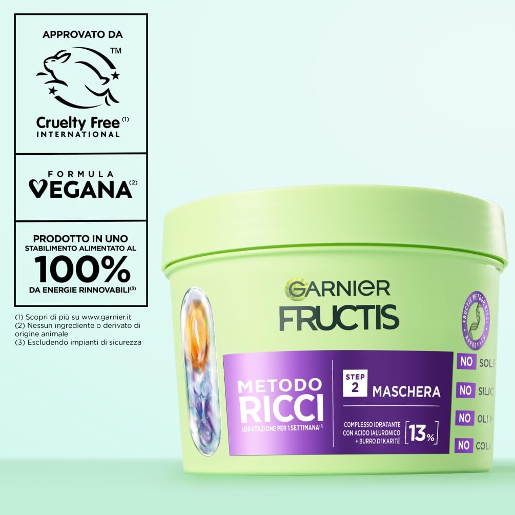 garnier-fructis-metodo-ricci-maschera-idratante-acido-ialuronico-e-burro-di-kari image 7
