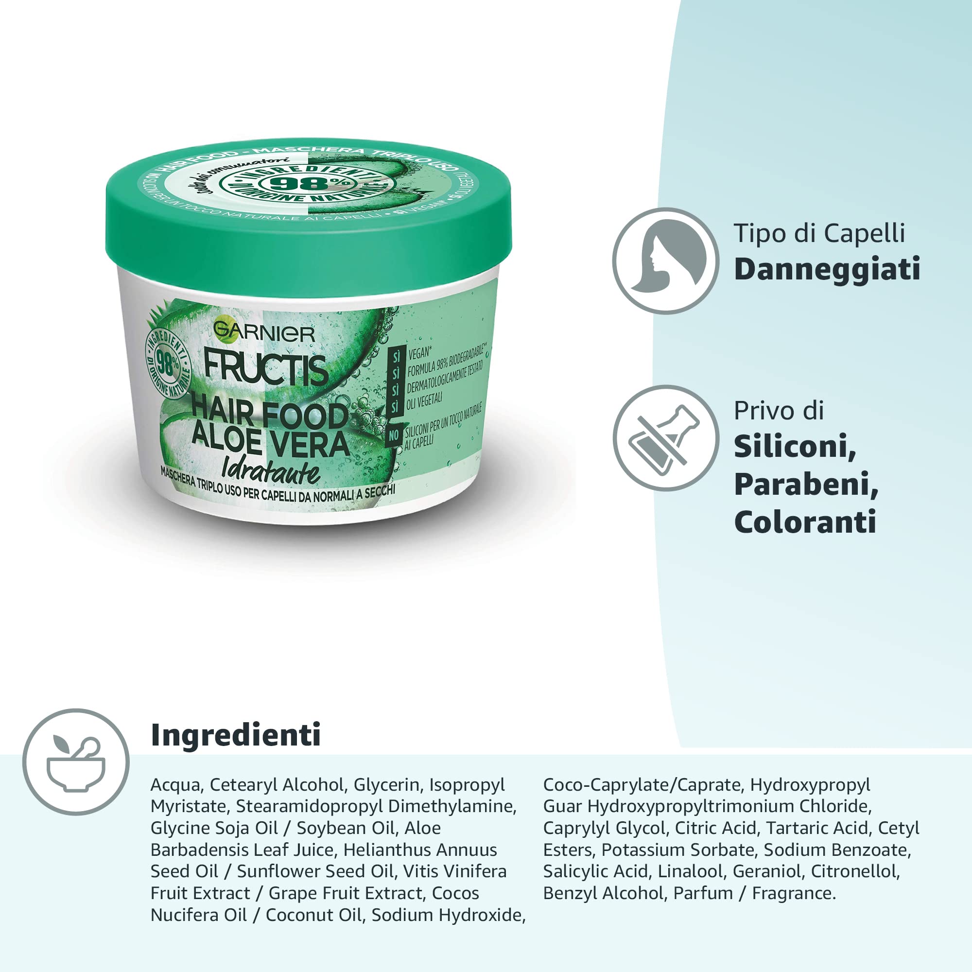 garnier-hair-food-aloe-vera-maschera-capelli-3-in-1-idratante-390-ml image 6