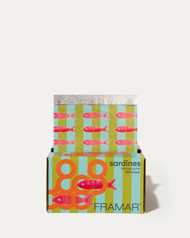 framar-5x11-pop-up-multicolored-sardine-fogli-alluminio-pre-tagliati image 1