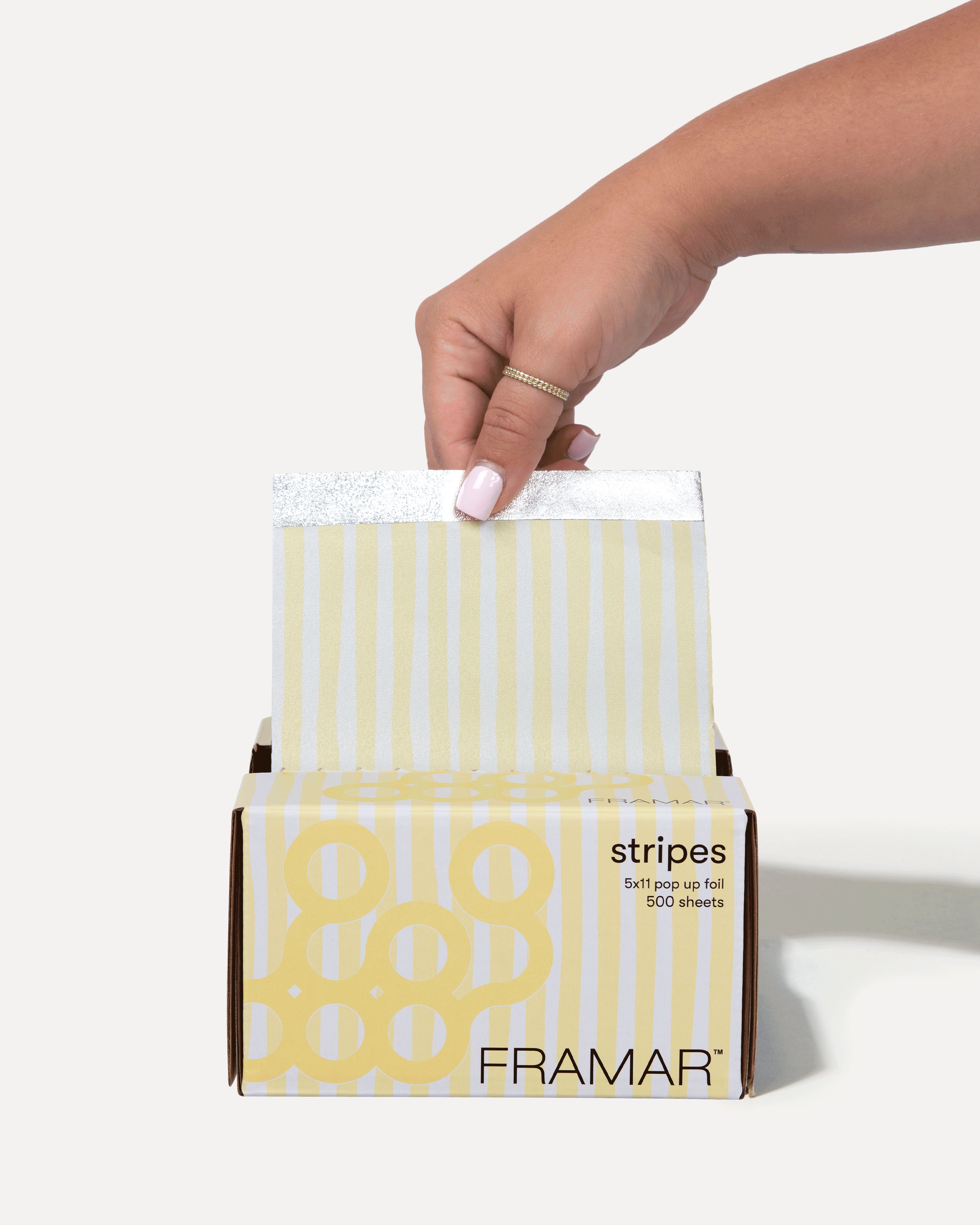 framar-5x11-pop-up-foil-butter-stripes image 2