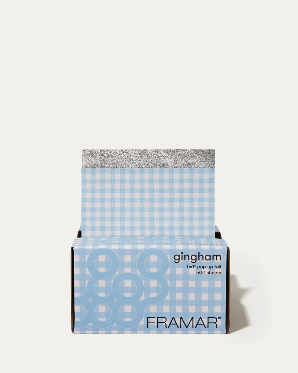 framar-5x11-pop-up-foil-blue-gingham image 1