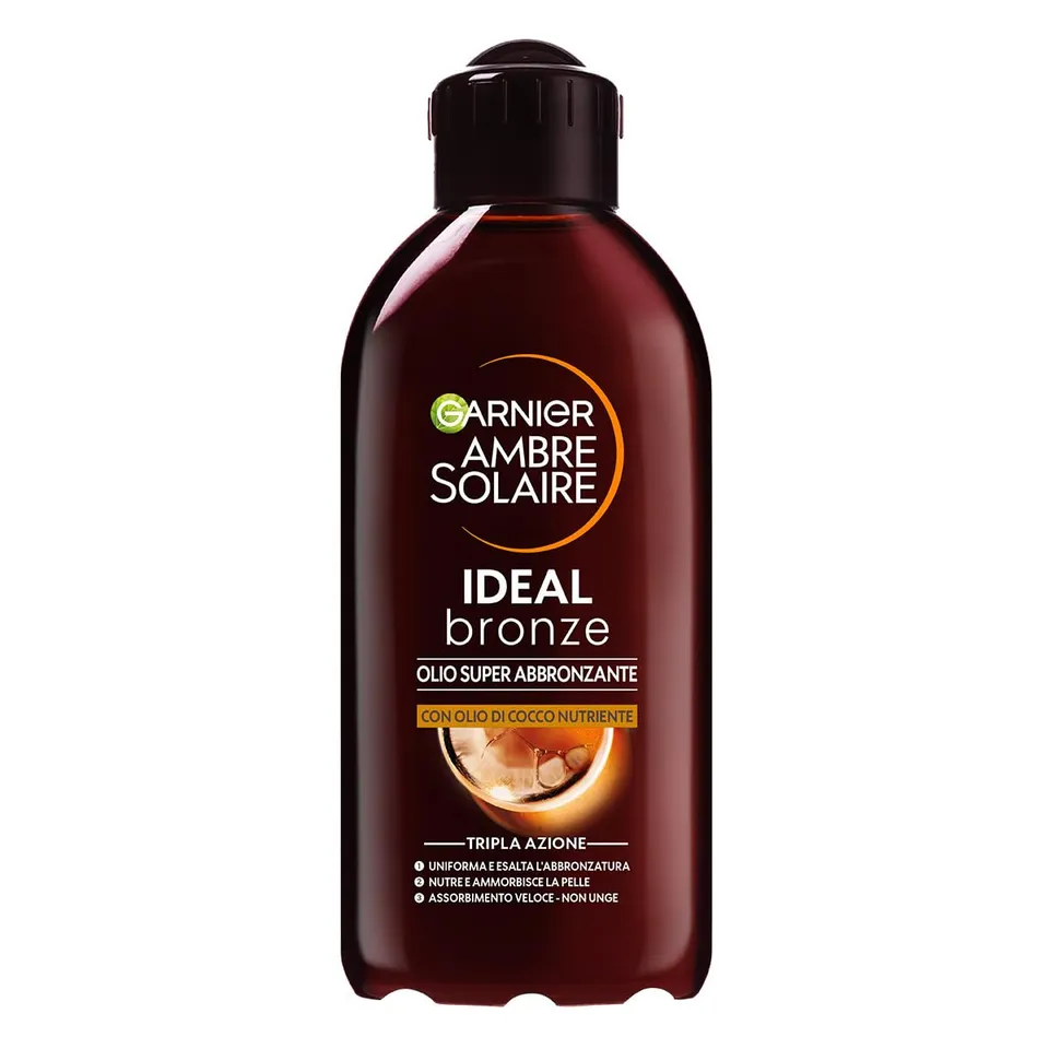 garnier-ambre-solaire-olio-abbronzante-intenso-al-cocco-200-ml image 1