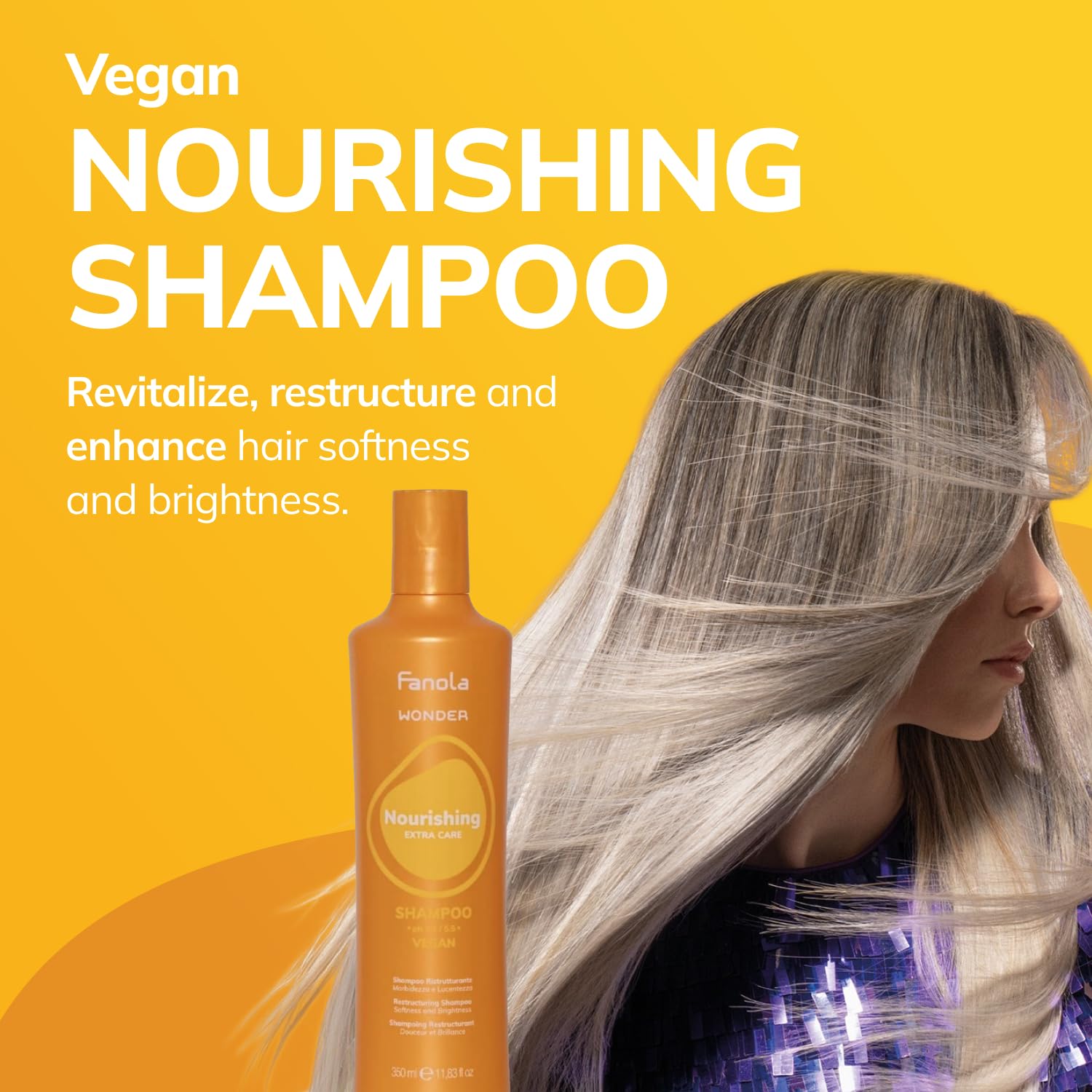 fanola-wonder-nourishing-shampoo-ristrutturante-1l-per-capelli-fini-e-secchi image 2