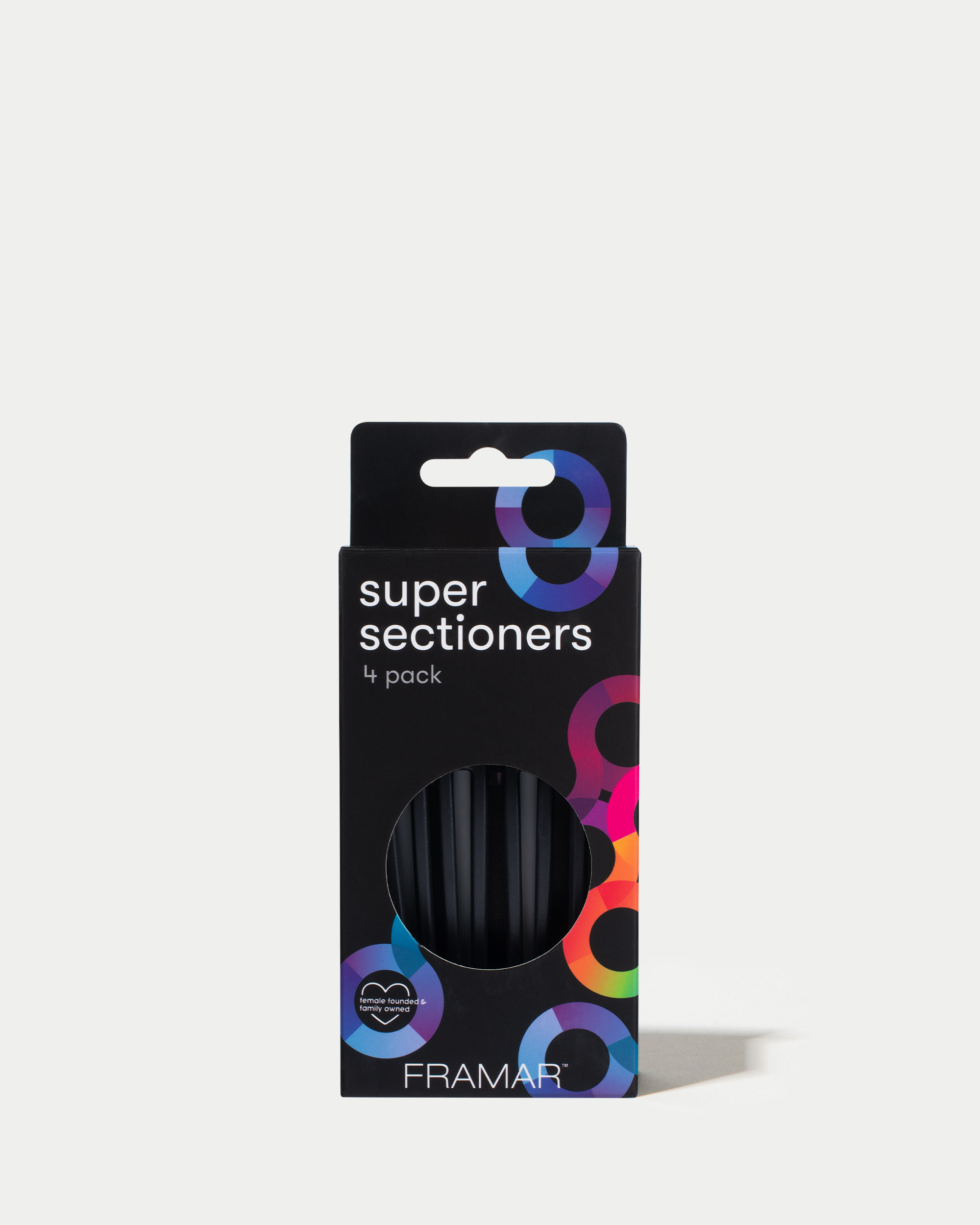 framar-super-sectioner-clips-black-mollette-separa-ciocche-4pz image 2