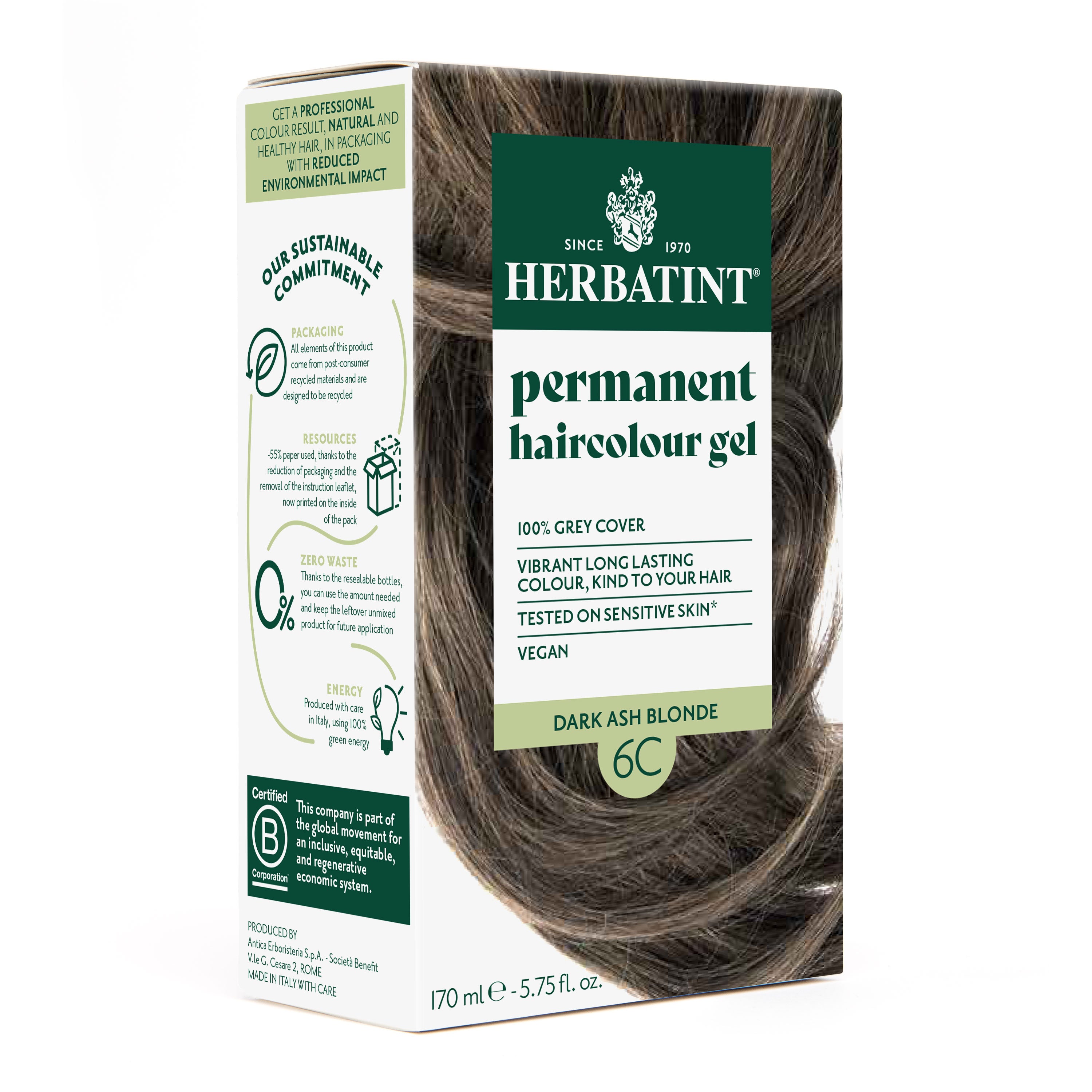 herbatint-gel-colorante-permanente-6c-biondo-scuro-cenere-170-ml-2 image 1