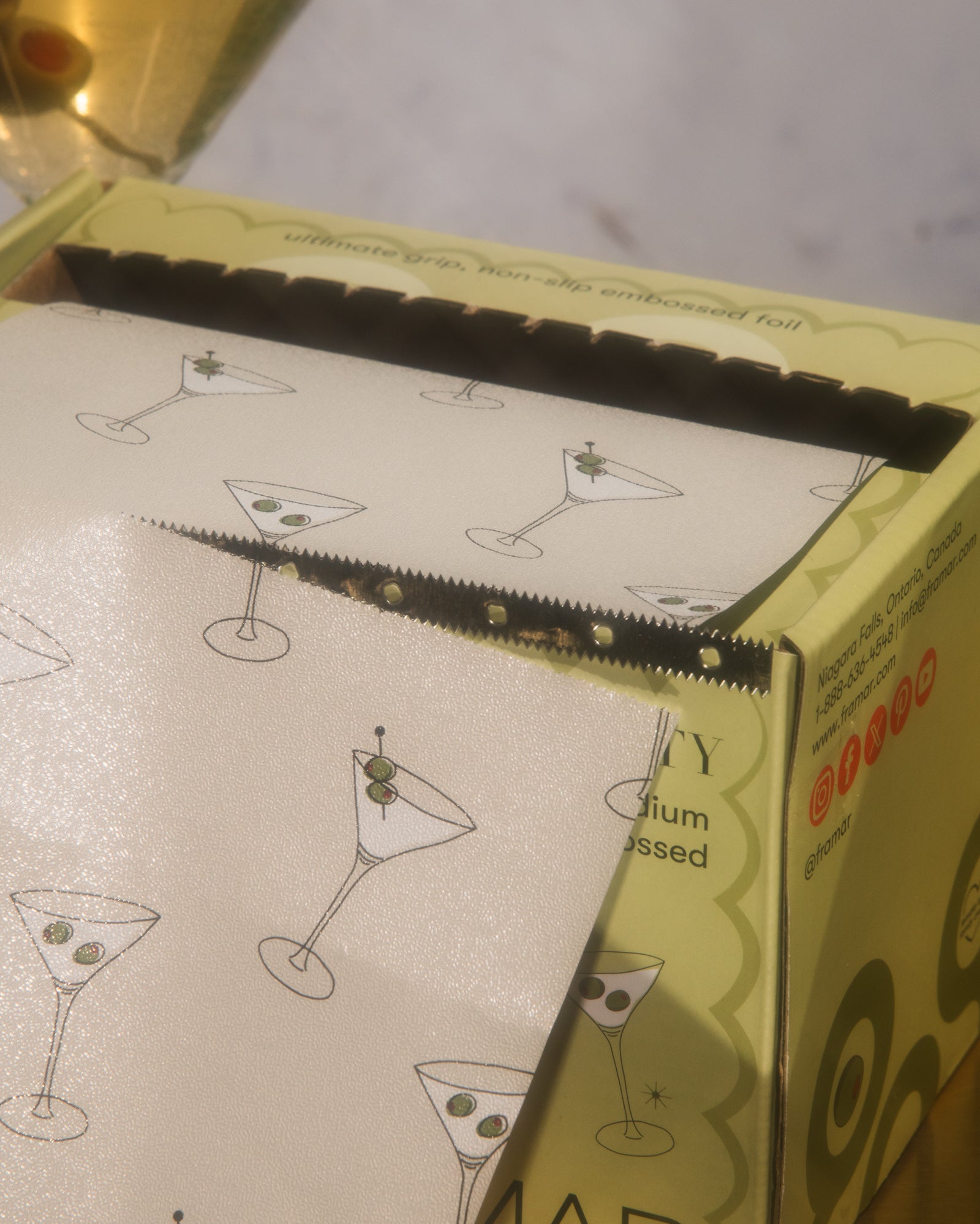 framar-extra-dirty-rotolo-foil-go-rato-320-ft-martini-glasses image 7