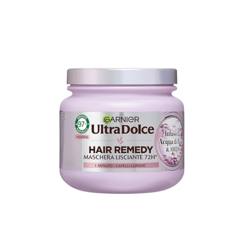 garnier-ultra-dolce-hair-remedy-maschera-lisciante-acqua-di-riso-340-ml image 8