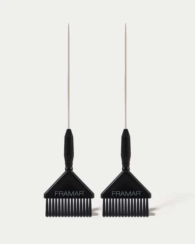 framar-pintail-big-daddy-brush-set-2-pezzi-pennelli-tinta-extra-larghi-neri image 1