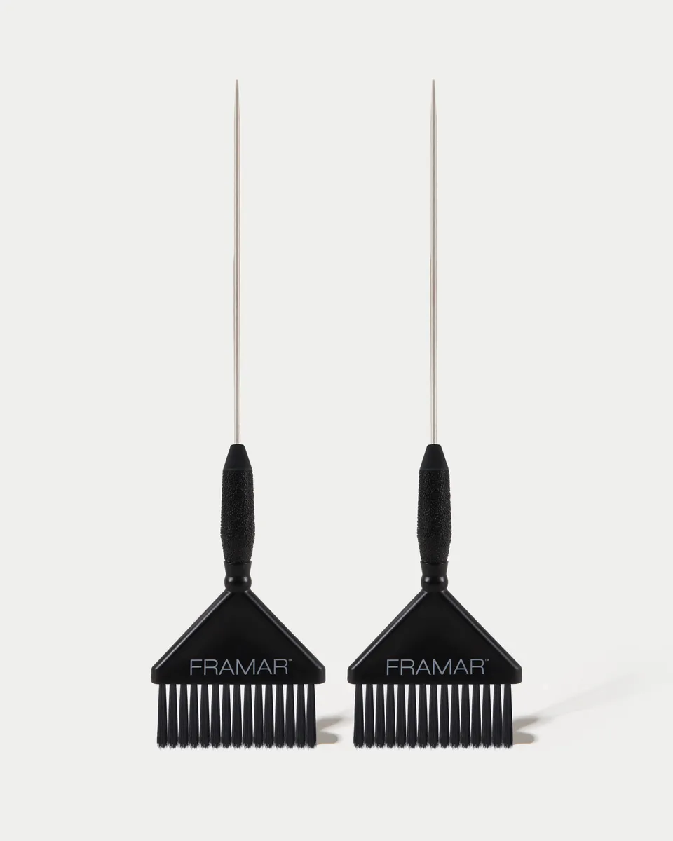 framar-pintail-big-daddy-brush-set-2-pezzi-pennelli-tinta-extra-larghi-neri image 1