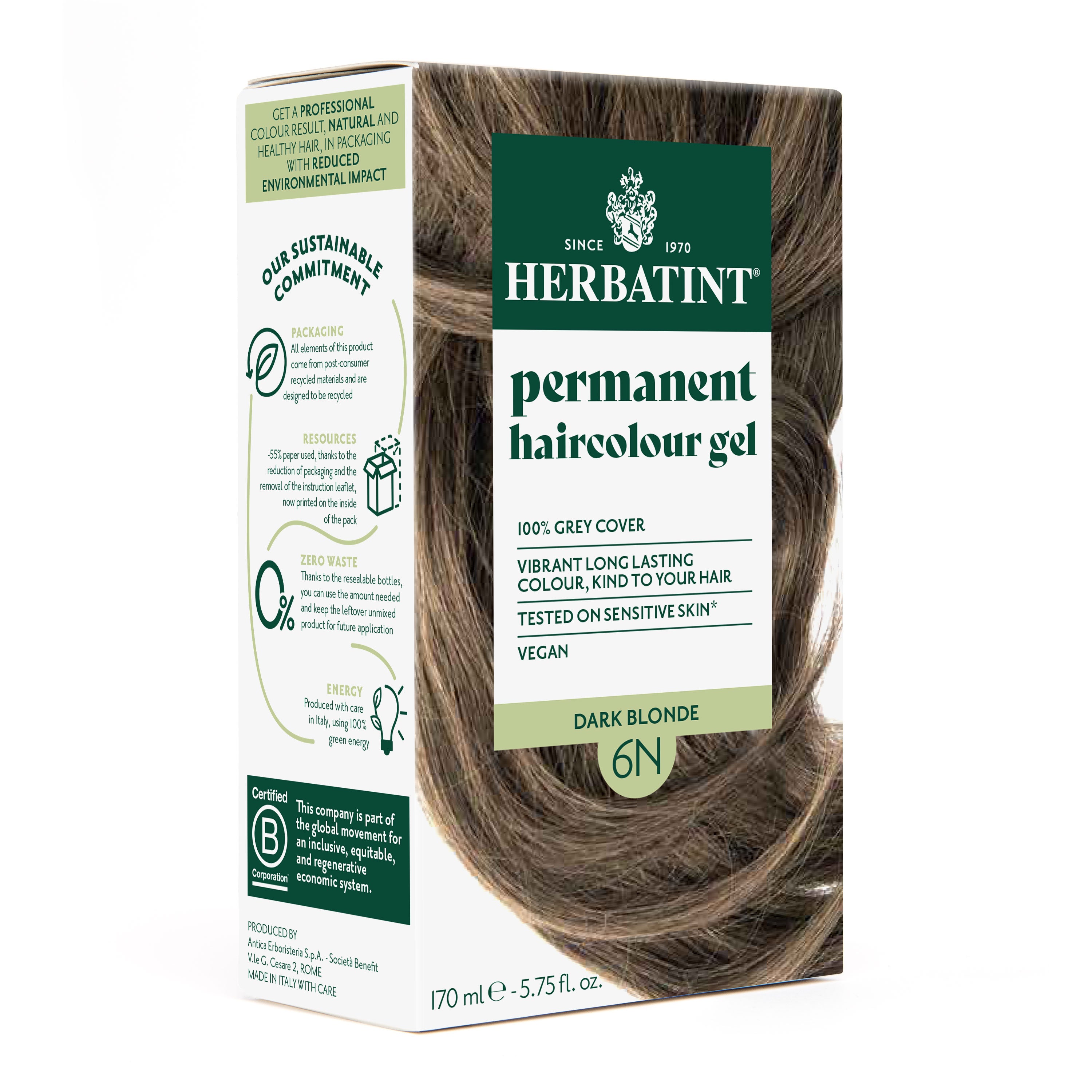 herbatint-6n-biondo-scuro-gel-colorante-permanente-170-ml image 1