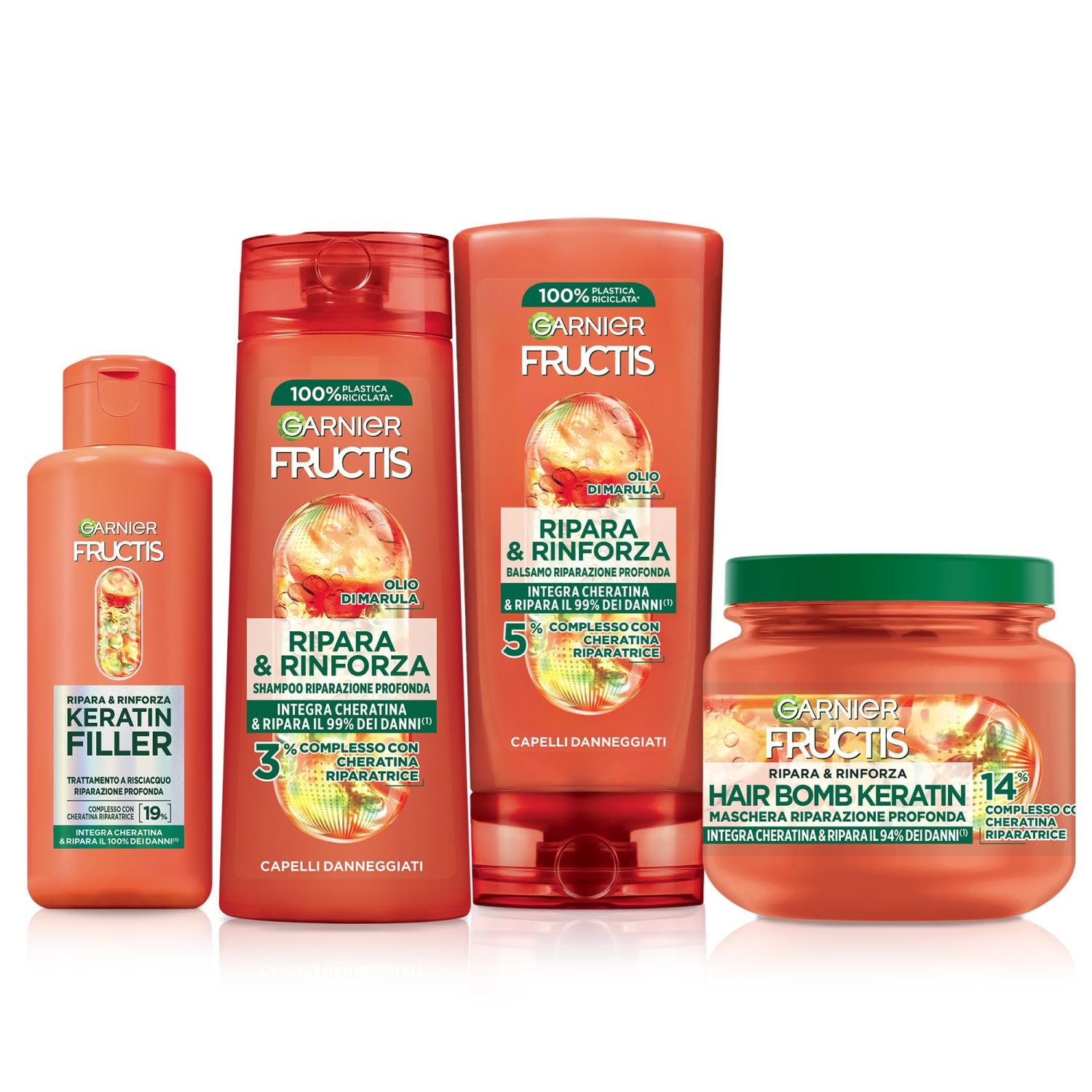 garnier-fructis-kit-ripara-rinforza-keratin-filler-per-capelli-danneggiati-tratt image 1