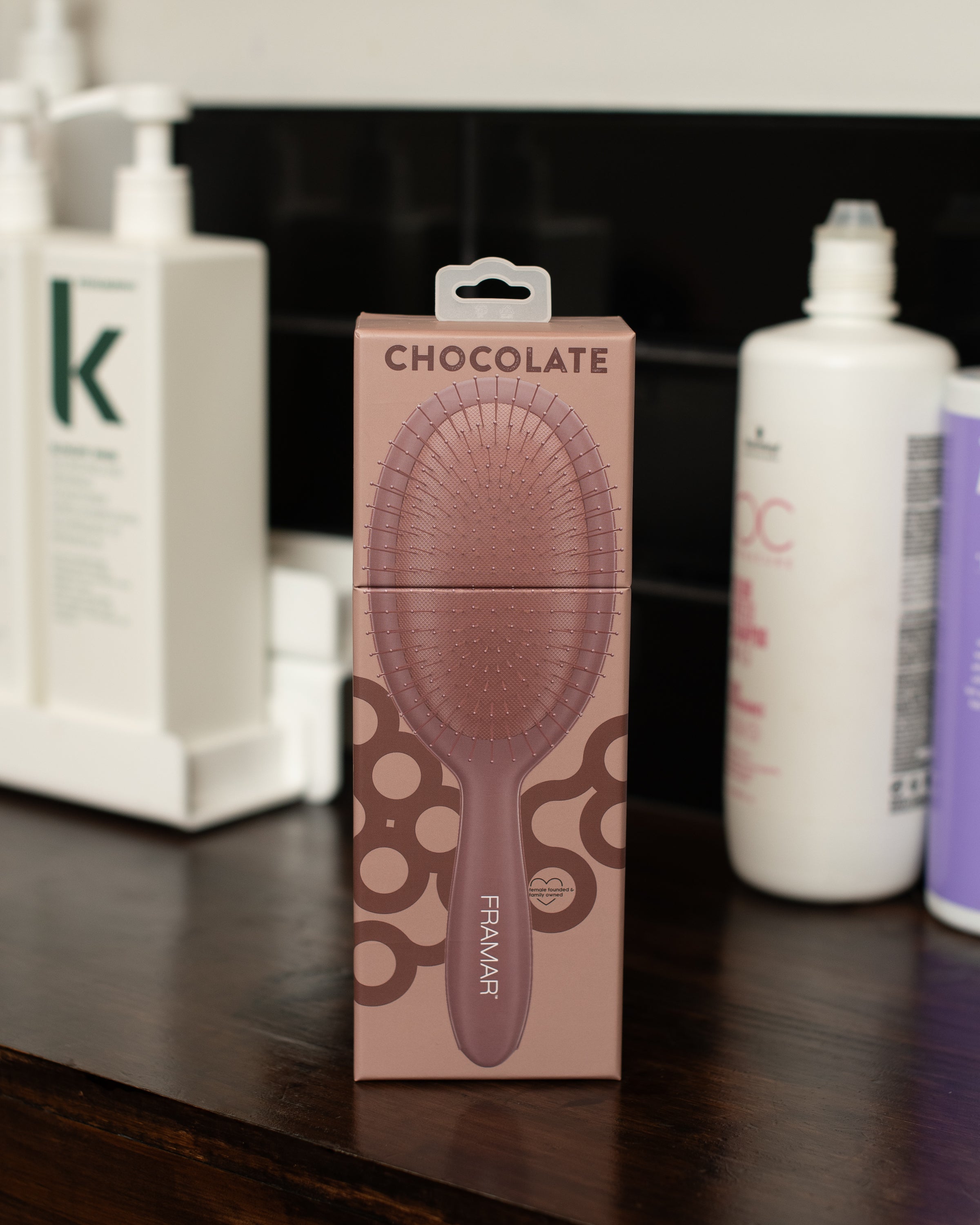 framar-chocolate-detangle-brush-spazzola-districante image 2
