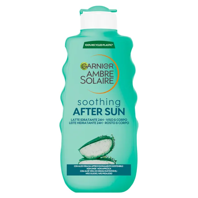 garnier-ambre-solaire-latte-doposole-rinfrescante-175-ml-con-aloe-vera image 1