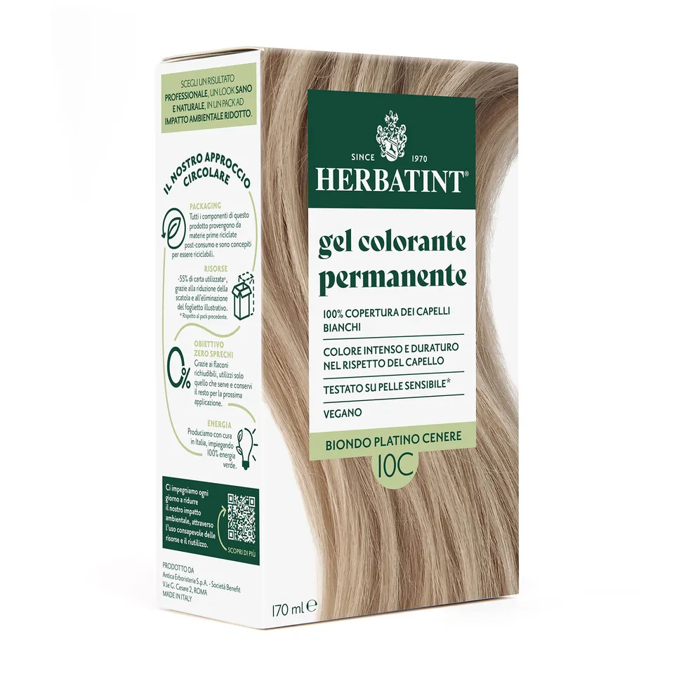 herbatint-gel-colorante-permanente-10c-biondo-platino-cenere-170-ml image 1