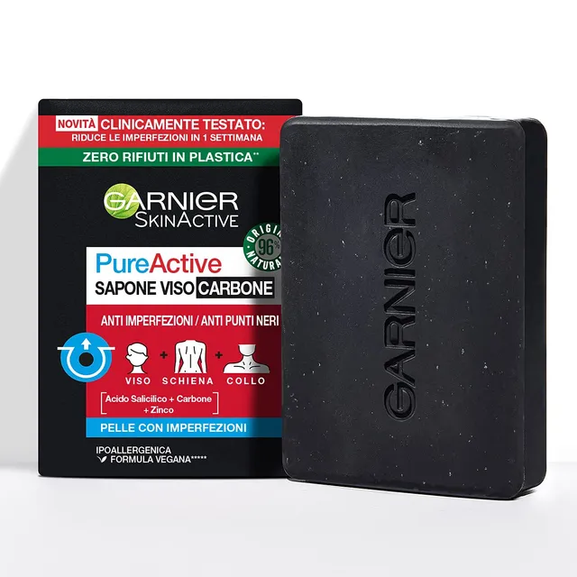 garnier-pureactive-sapone-viso-e-corpo-al-carbone-100-g image 1