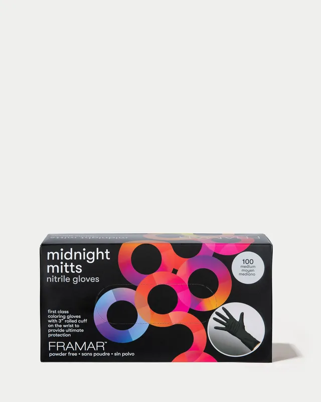 framar-midnight-mitts-guanti-in-nitrile-neri-100-pezzi image 1