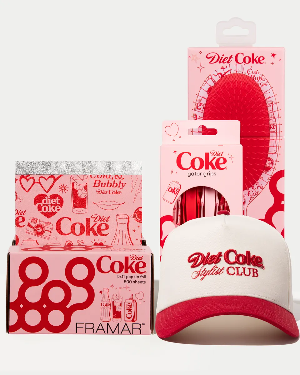 framar-diet-coke-kit-set-colorazione-con-foil-pop-up-clip-spazzola-e-merch image 1