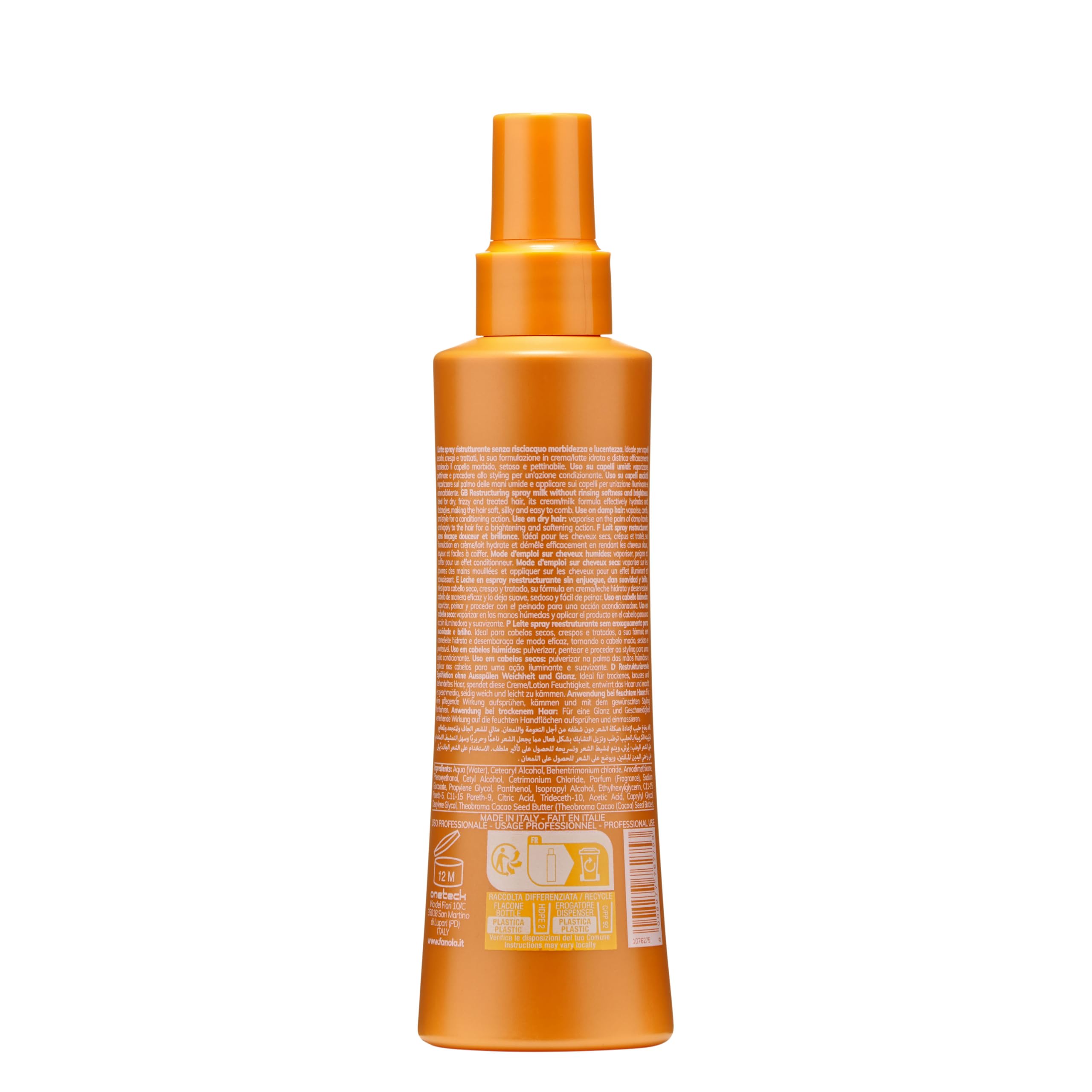 fanola-wonder-nourishing-latte-spray-ristrutturante-capelli-195-ml image 4