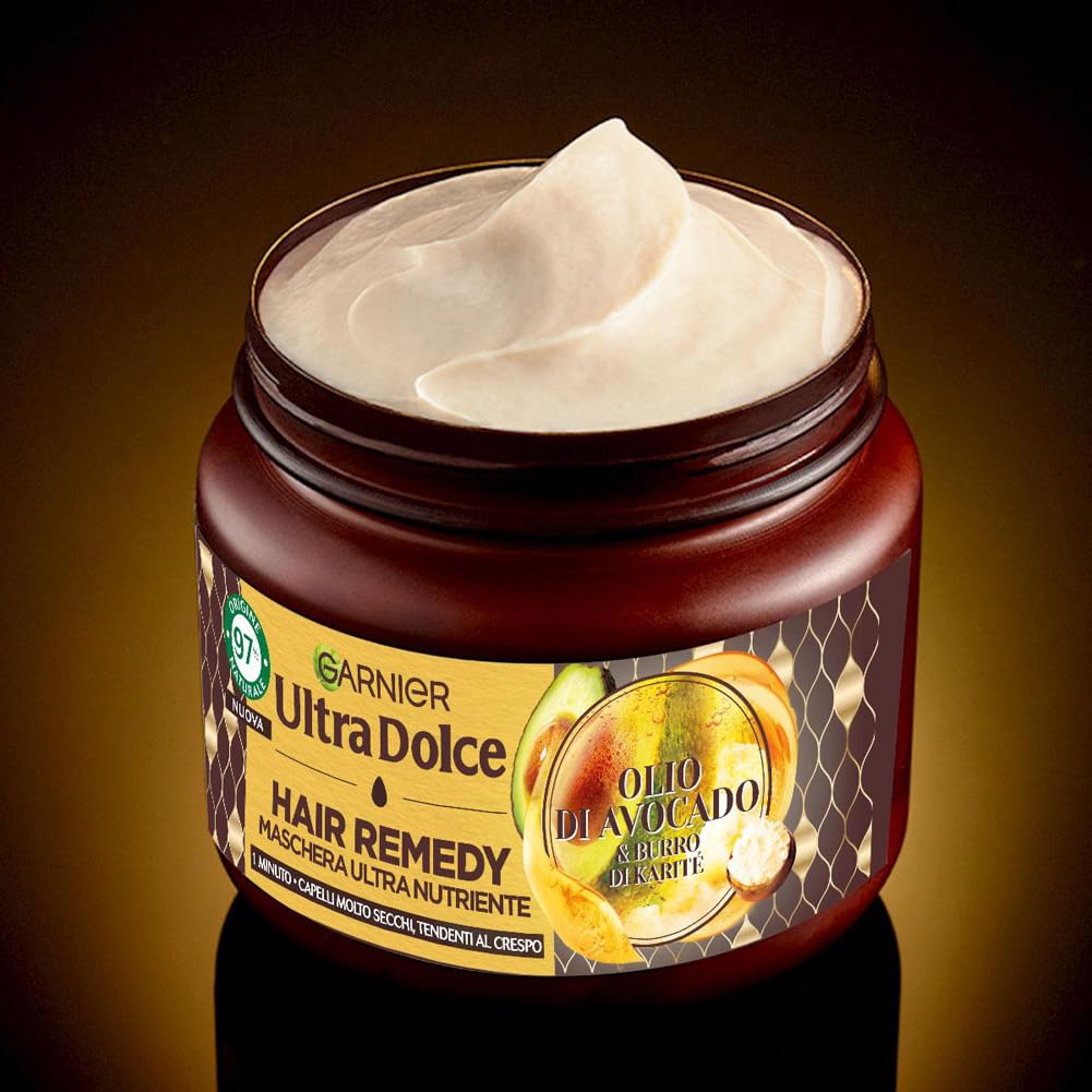 garnier-ultra-dolce-hair-remedy-maschera-nutriente-avocado-e-burro-di-karit-340- image 3
