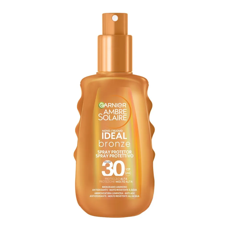 garnier-ambre-solaire-ideal-bronze-latte-solare-spray-protettivo-spf-30-150-ml image 1