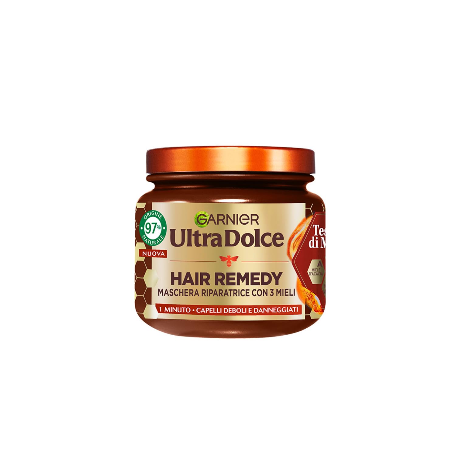 garnier-ultra-dolce-tesori-di-miele-maschera-riparatrice-hair-remedy-340-ml image 1