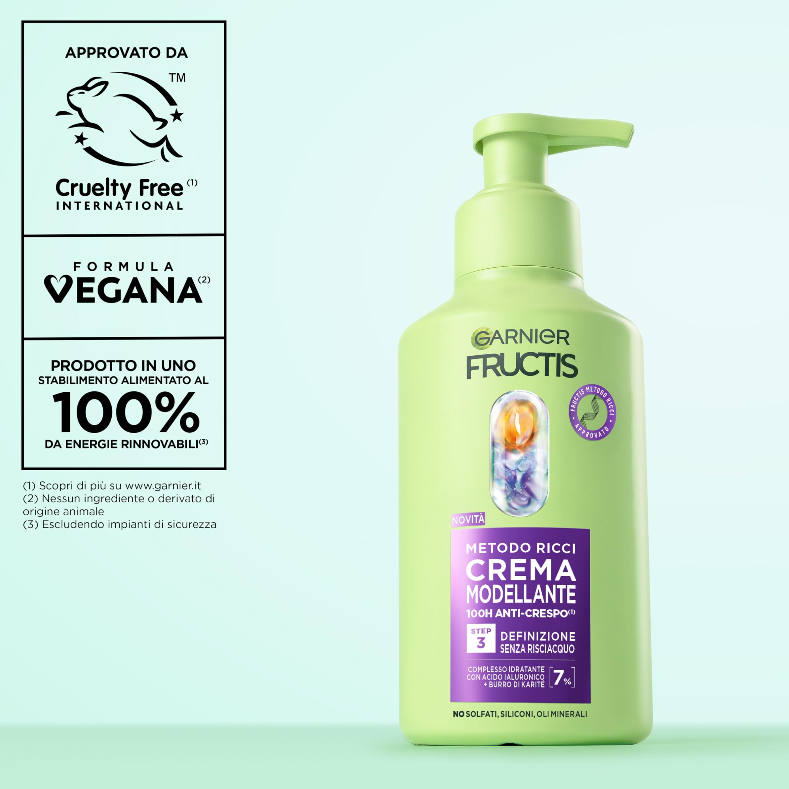 garnier-fructis-metodo-ricci-crema-modellante-260-ml-con-acido-ialuronico-e-burr image 7