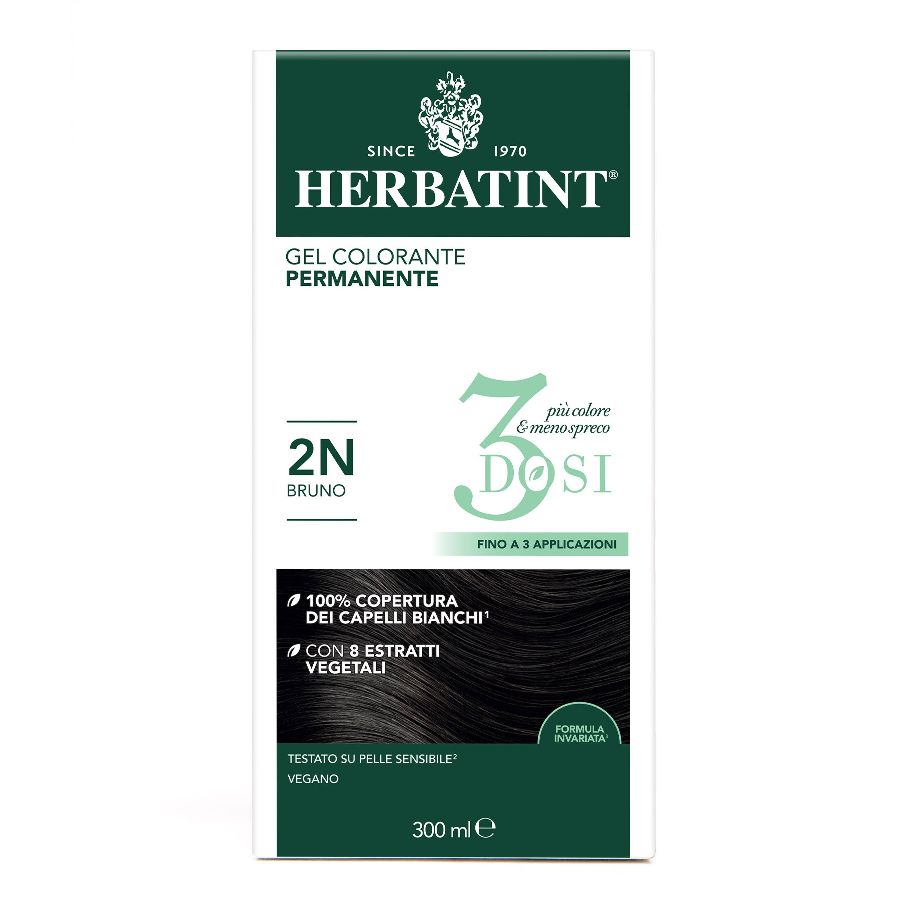 herbatint-gel-colorante-permanente-3-dosi-2n-bruno-300-ml image 3
