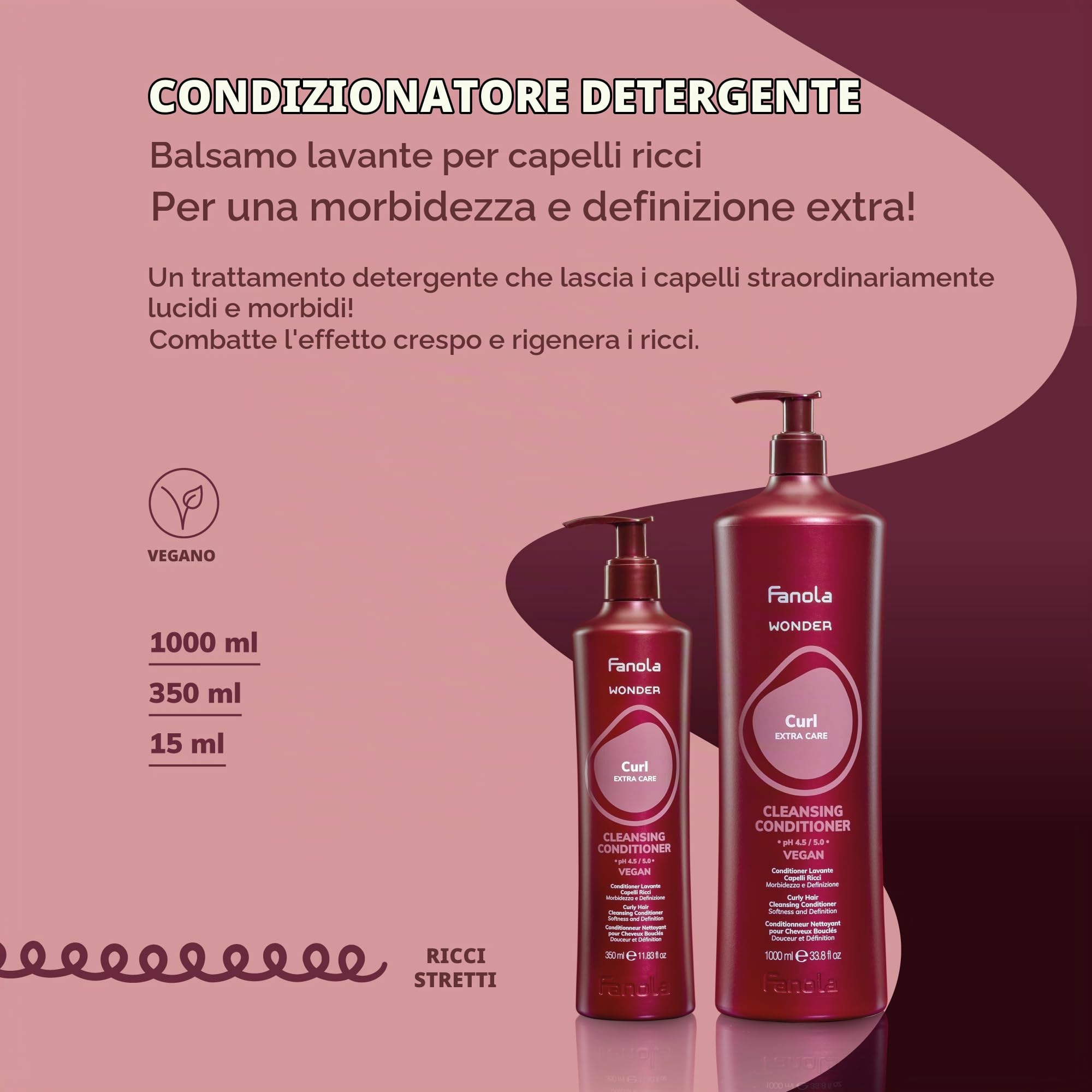 fanola-wonder-curl-crema-detergente-capelli-ricci-e-ondulati-350-ml image 3