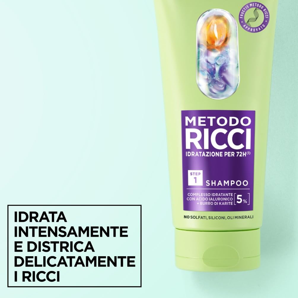 garnier-fructis-metodo-ricci-shampoo-idratante-200-ml image 2