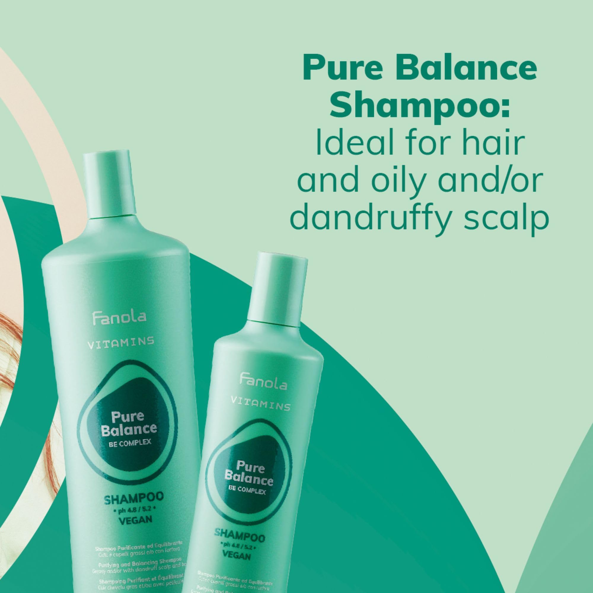fanola-vitamins-pure-balance-shampoo-purificante-antiforfora-350-ml image 2