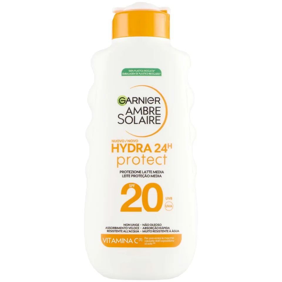 garnier-ambre-solaire-hydra-24h-protect-latte-solare-spf20-175ml image 1