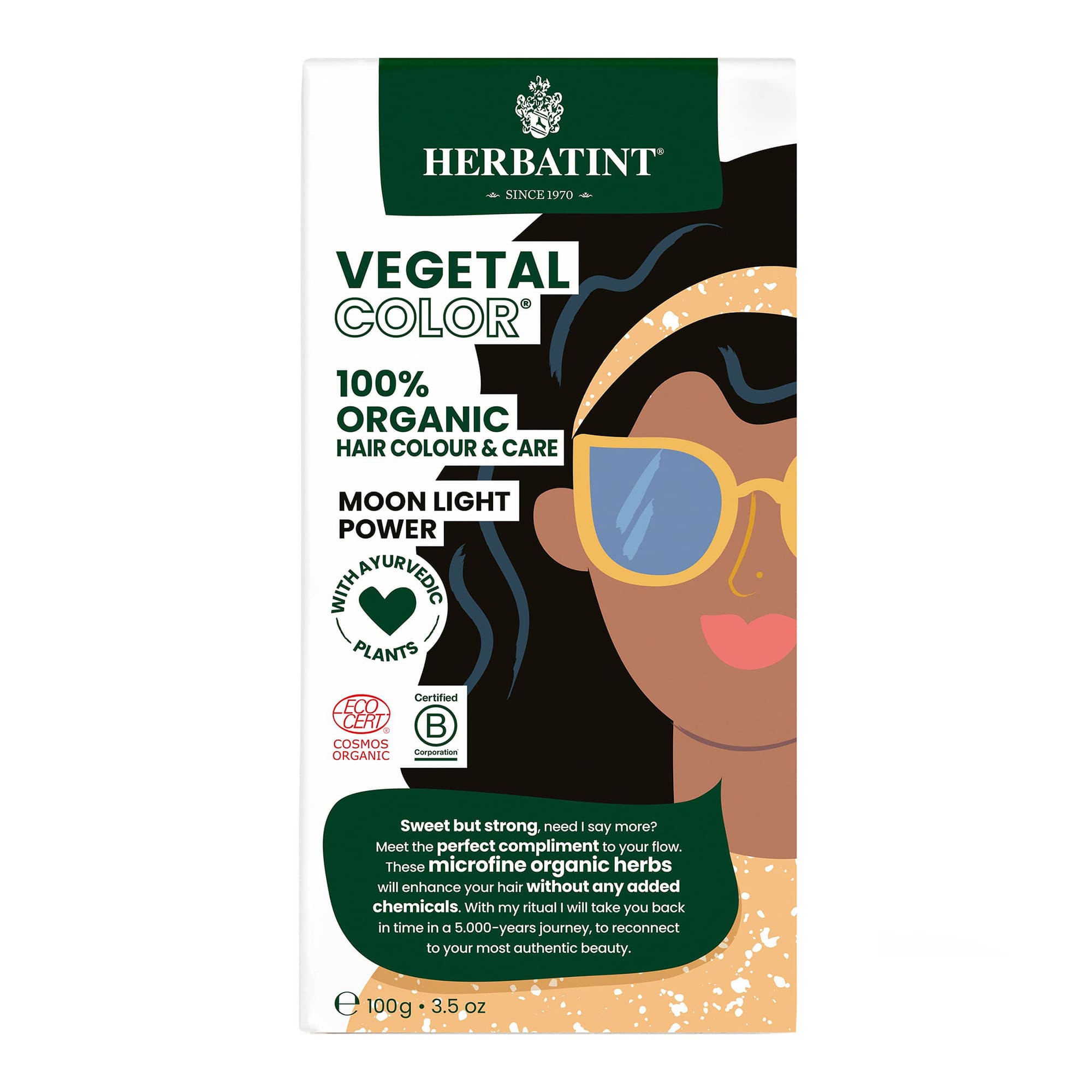 herbatint-vegetal-color-moon-light-power-nero-colorazione-vegetale-100-gr image 2