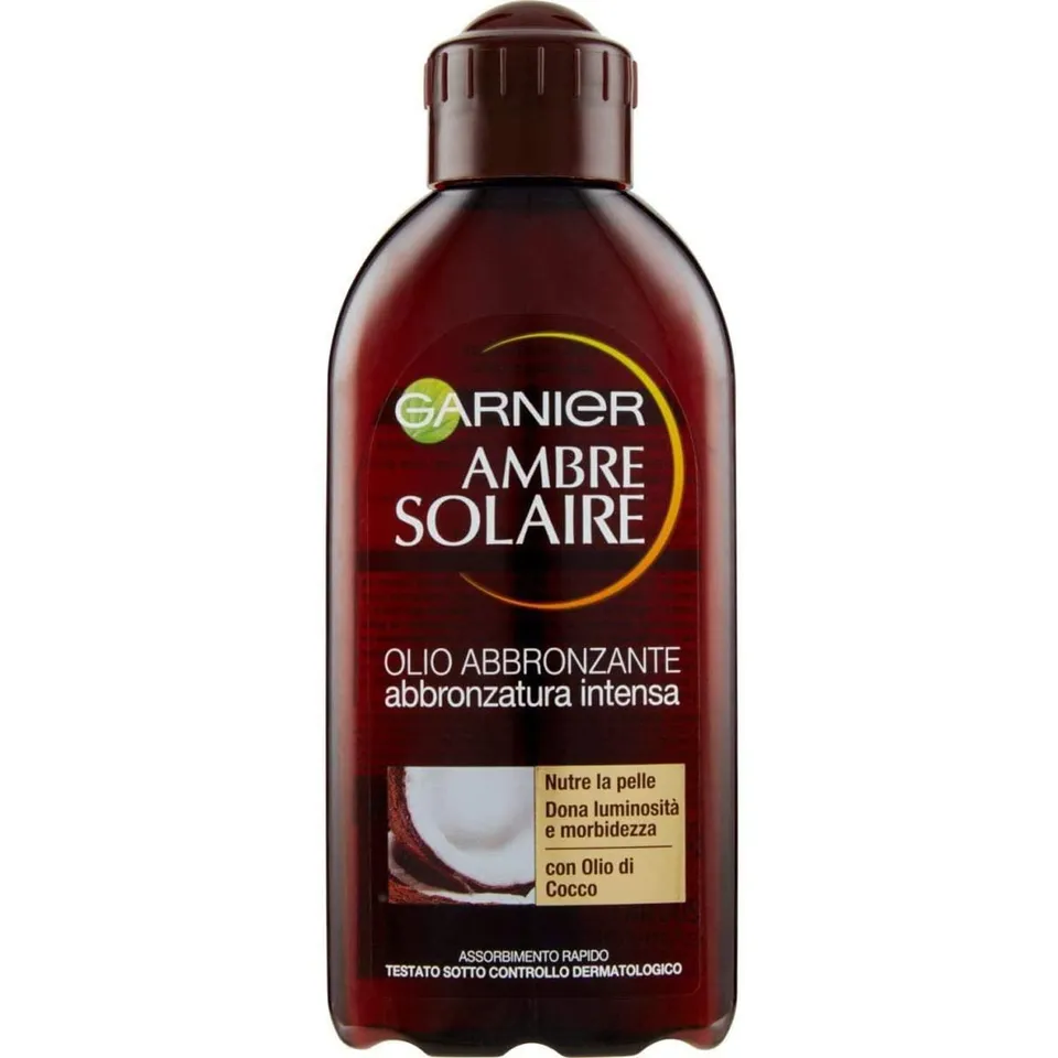 garnier-ambre-solaire-olio-abbronzante-intensa-al-cocco-200-ml image 1