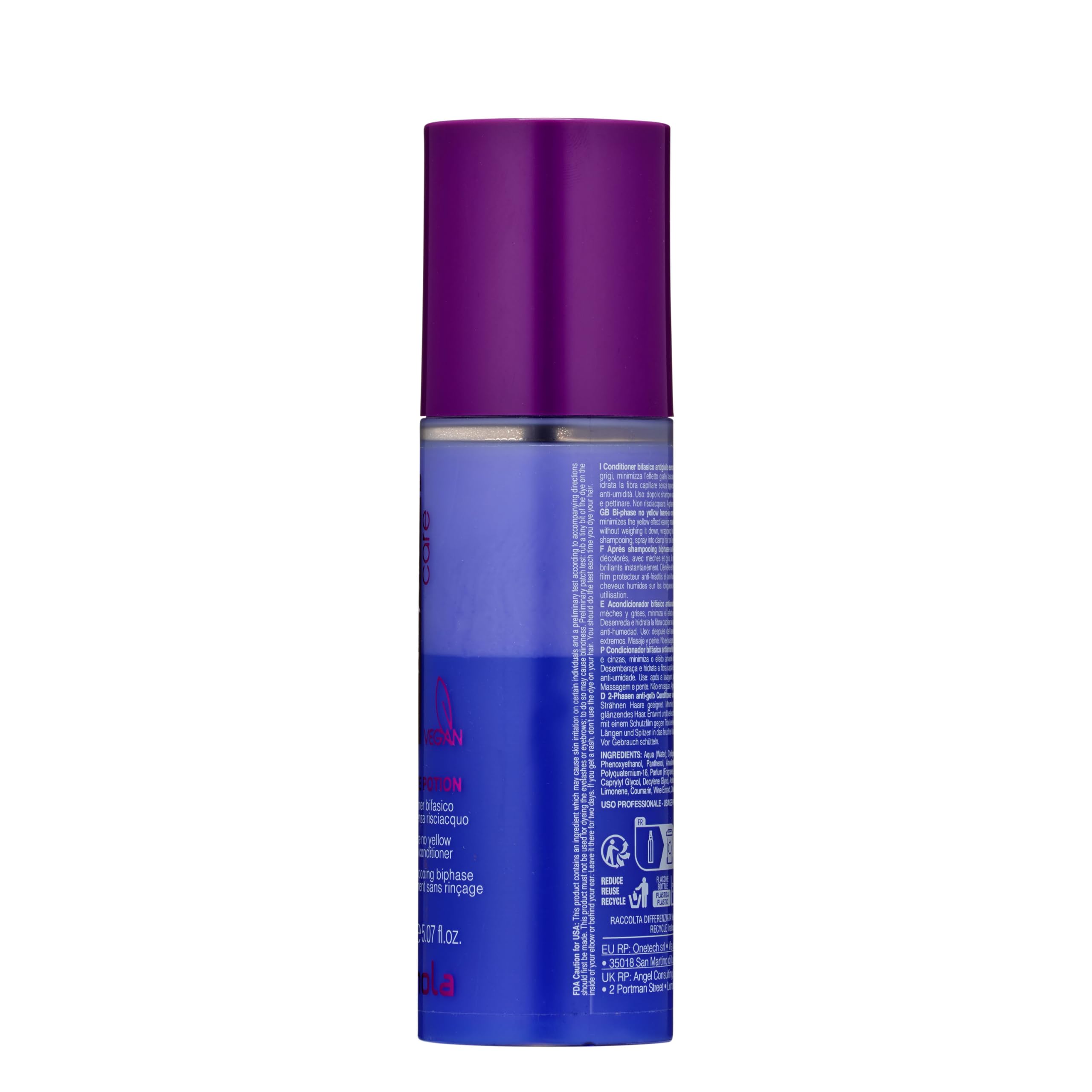 fanola-no-yellow-bi-phase-leave-in-conditioner-spray-150-ml image 2